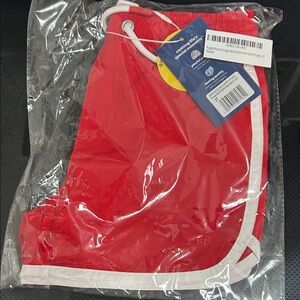 Boys 3T new nwt swim trunks bathing suit bottoms dolphin hem rugged butts